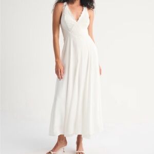 Abercrombie & Fitch off white Lace Dress